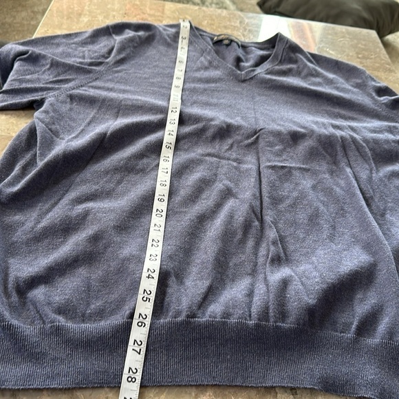 Brooks Brothers XXL Supima Cotton V-Neck Sweater, Men’s XXL Dark Blue - Picture 8 of 8
